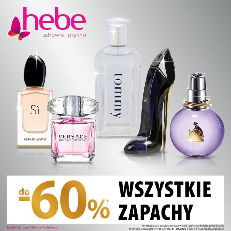 Zobacz, do kiedy trwa wyjątkowa promocja na perfumy w Hebe!