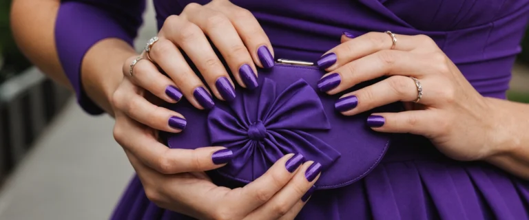 Jakie kolory paznokci pasują do fioletowej sukienki? Najlepsze połączenia kolorystyczne