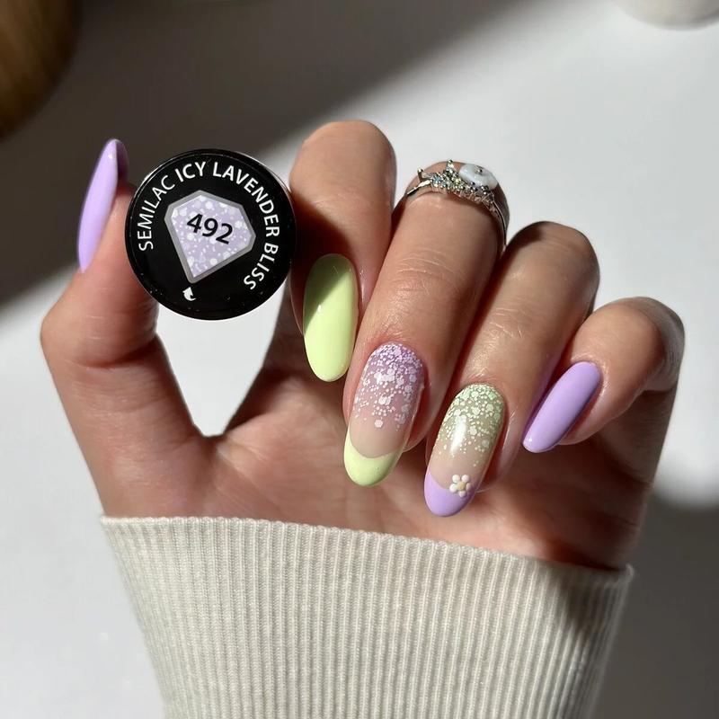 Paznokcie do liliowej sukienki